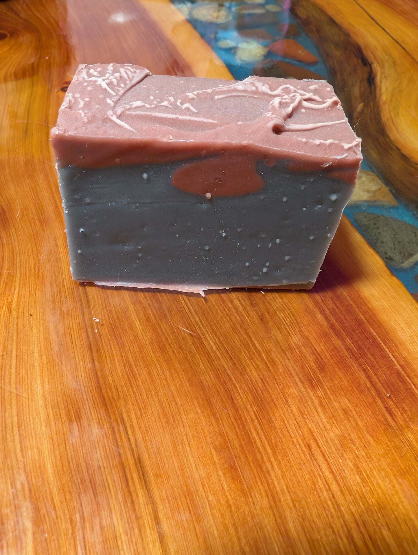 Charcoal and Rose Soap